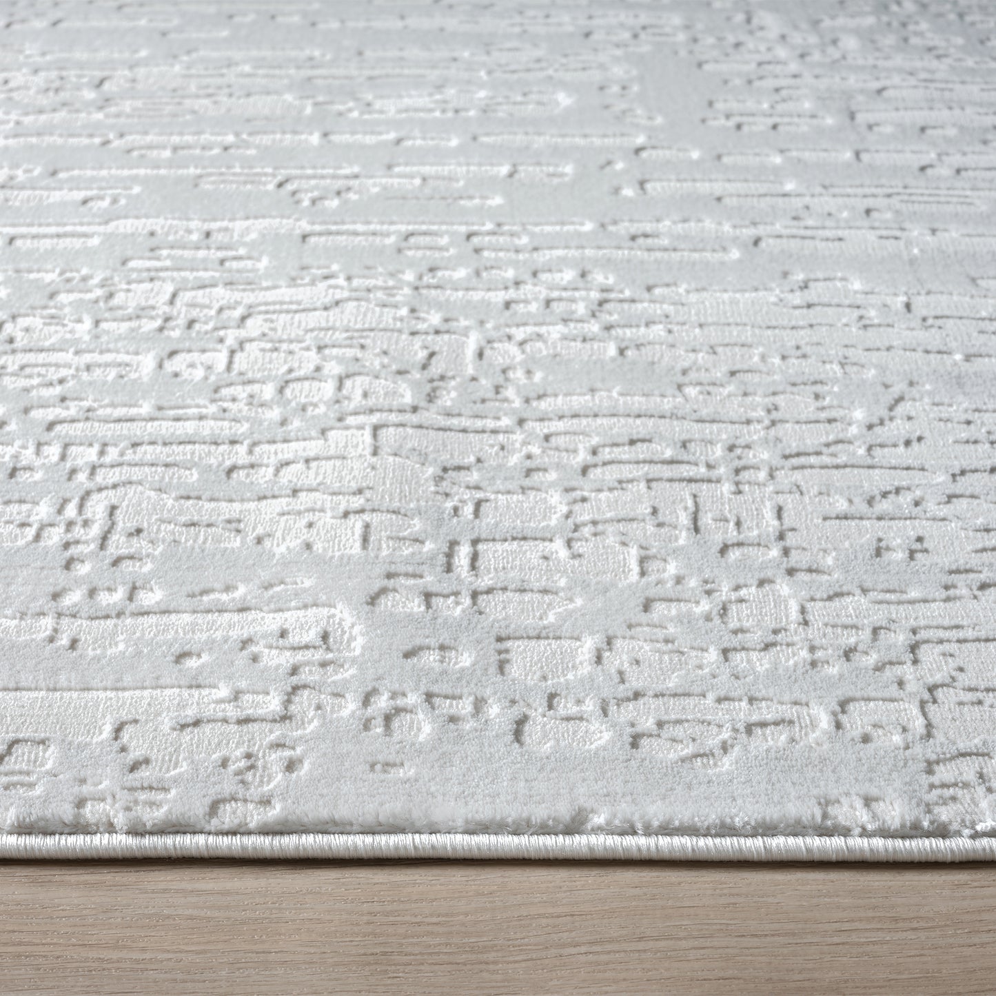 Grande Jacquard Rug - Pearl - 200x290 - Home & Garden > Rugs > Floor Rugs