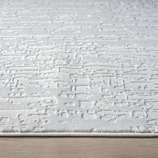 Grande Jacquard Rug - Pearl - 200x290 - Home & Garden > Rugs > Floor Rugs