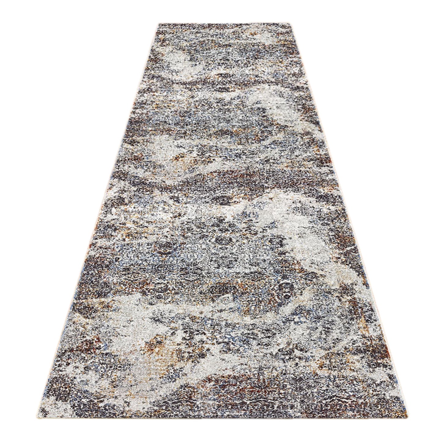 Luxe Vintage Textured Rug - Light Grey - 200x290 - Home & Garden > Rugs > Round Rugs