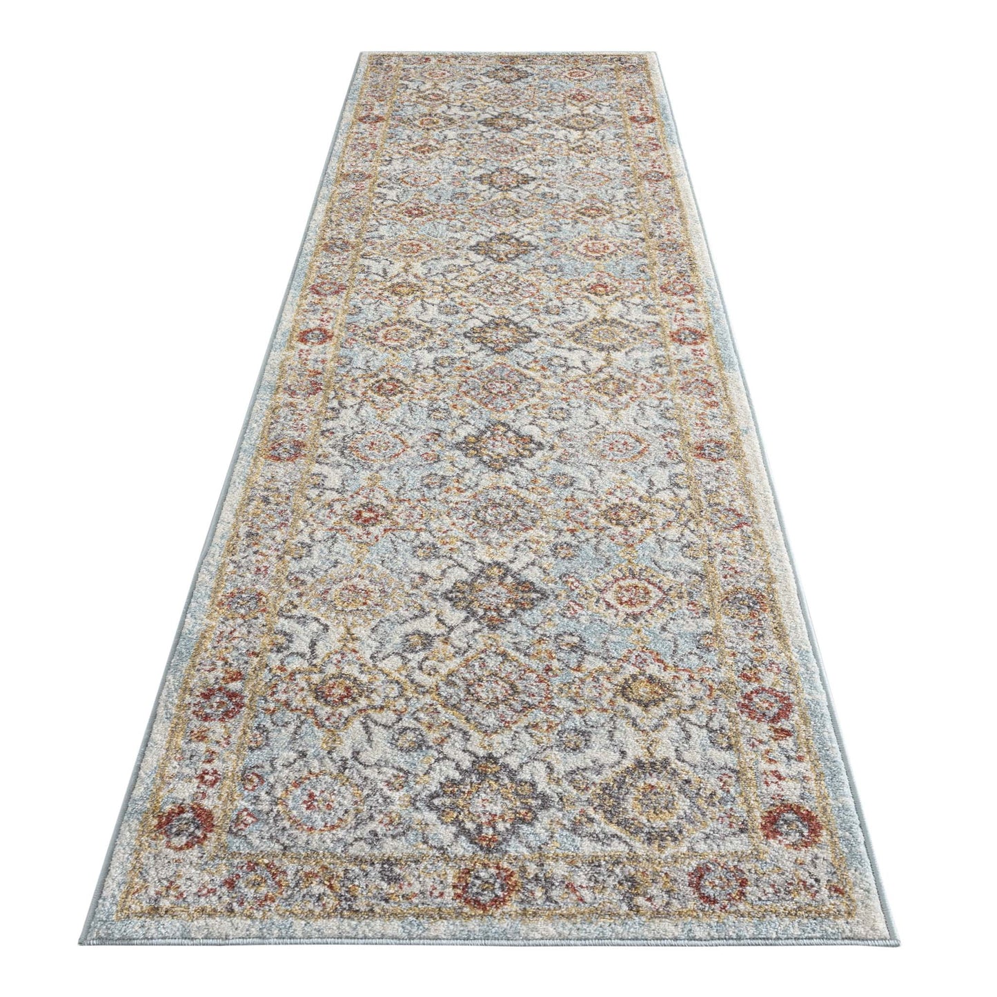 Asher Country Rug Blue 240x330 Home & Garden > Rugs > Round Rugs