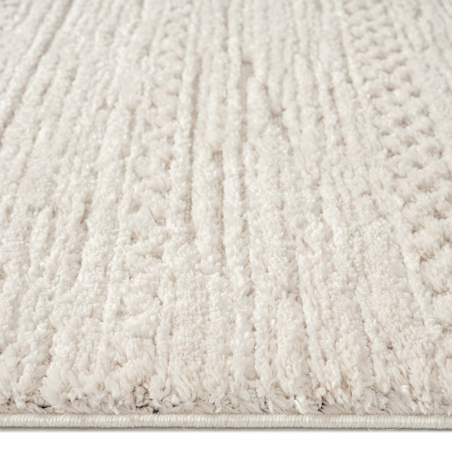 Addie Soft Pile Rug - Ivory - 240x330 - Home & Garden > Rugs > Floor Rugs