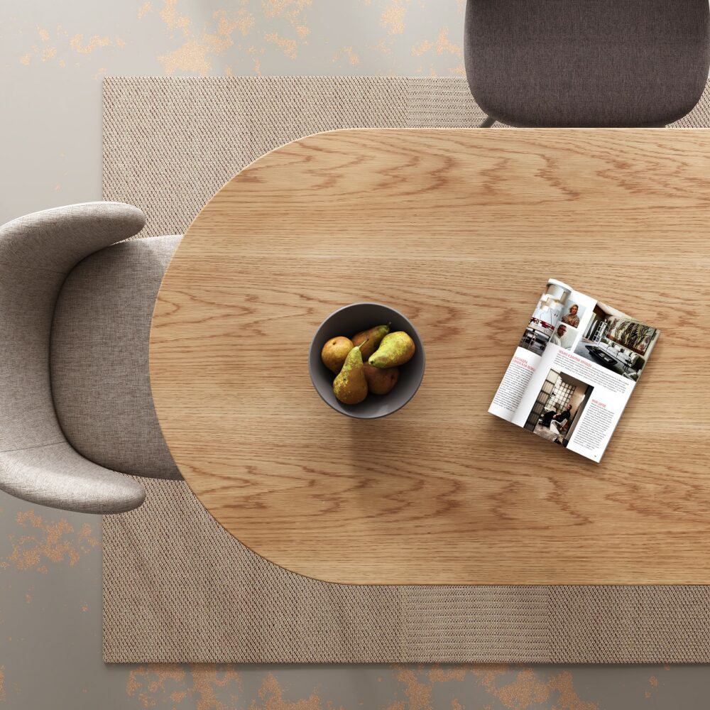 Clara Gather Round Oval Dining Table - Furniture > Dining > Dining Tables