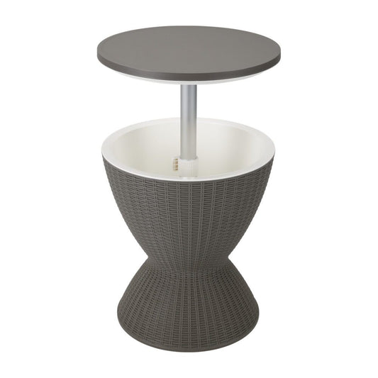 Taupe Ice Bucket Table - Furniture > Outdoor > Outdoor Furniture Accessories