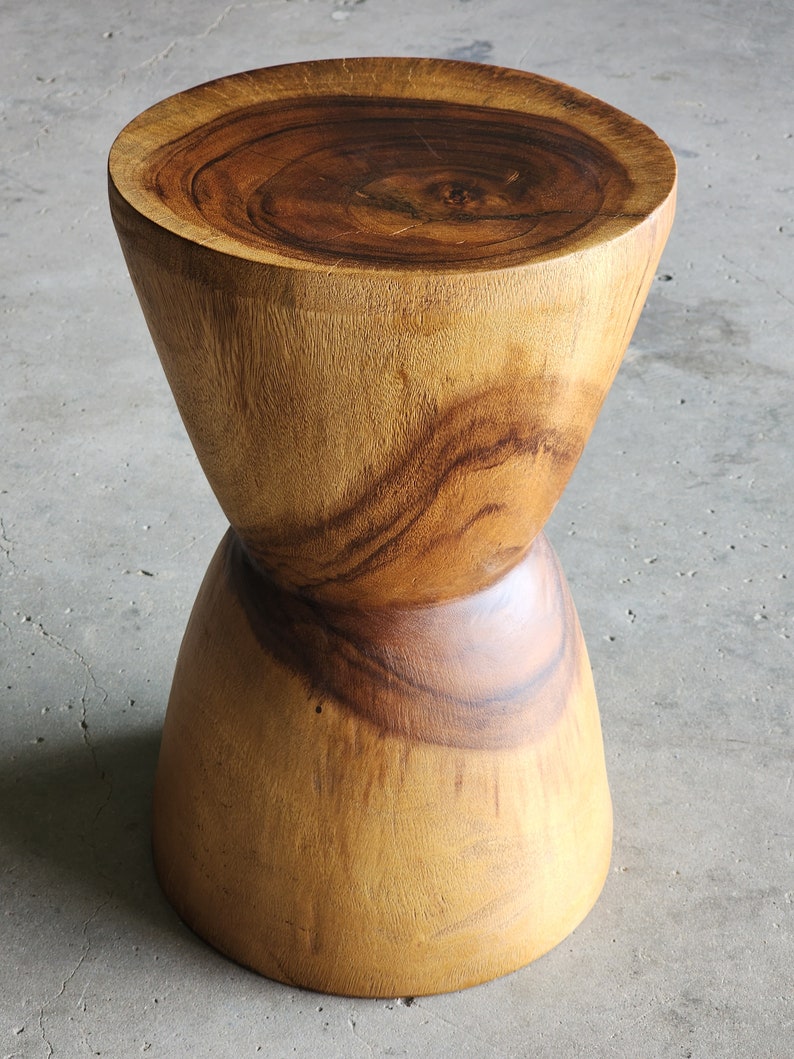 Hourglass Side Table or Stool bedside side drinks table - Furniture > Bedroom > Bedside Tables