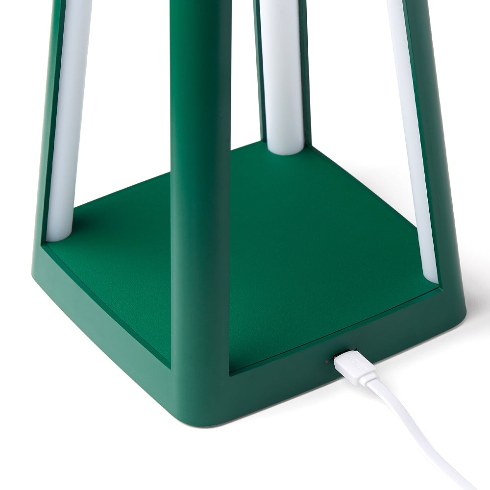 Lexon Lantern Portable Lamp With Built-In Wireless Charger - Green - Home & Garden > Lighting > Table Lamps