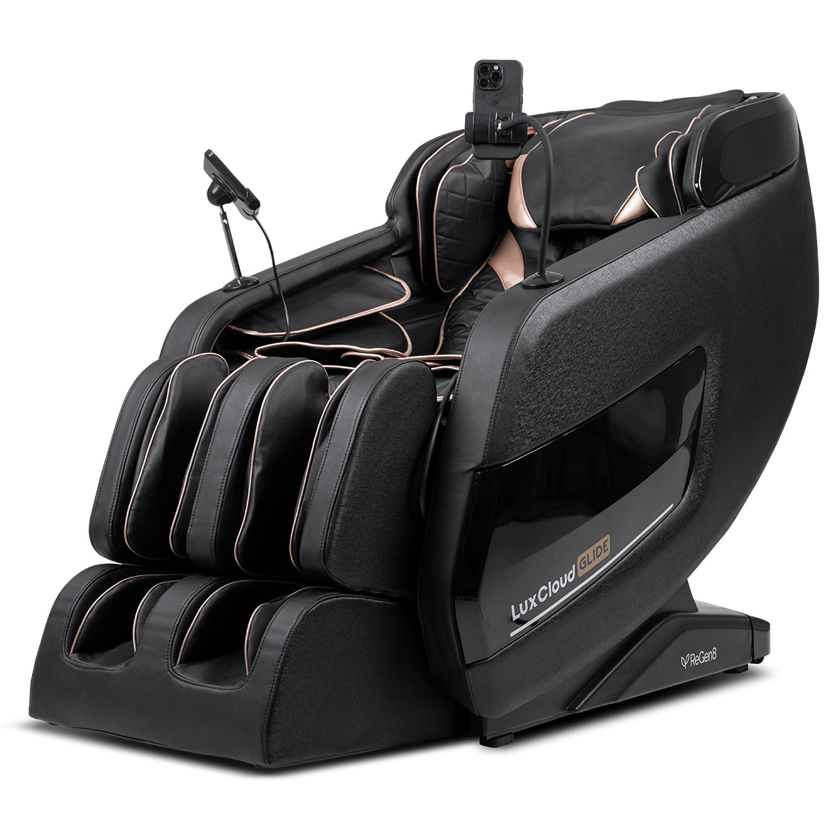 Regen8 LuxCloud Glide Zero Gravity Heated Massage Chair with Full Size SL Track Furniture > Bar Stools & Chairs >
