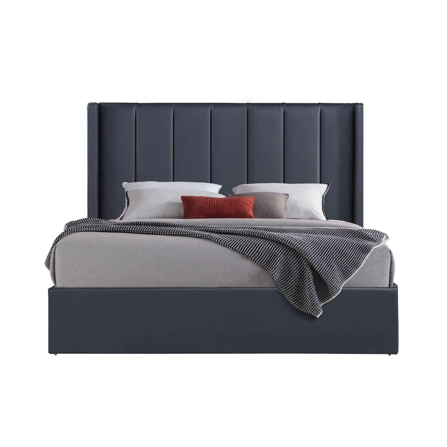 Prado 4pc Fabric Gas Lift Queen Bedroom Suite Furniture > Bedroom > Beds & Bed Frames