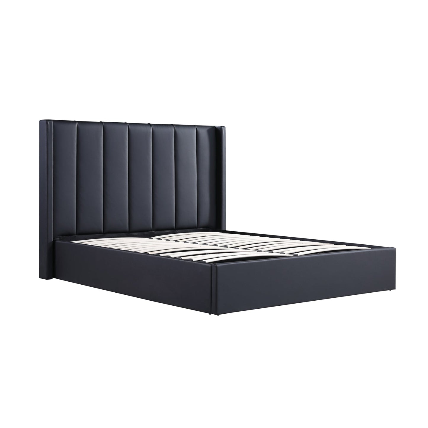 Prado 4pc Fabric Gas Lift Queen Bedroom Suite Furniture > Bedroom > Beds & Bed Frames
