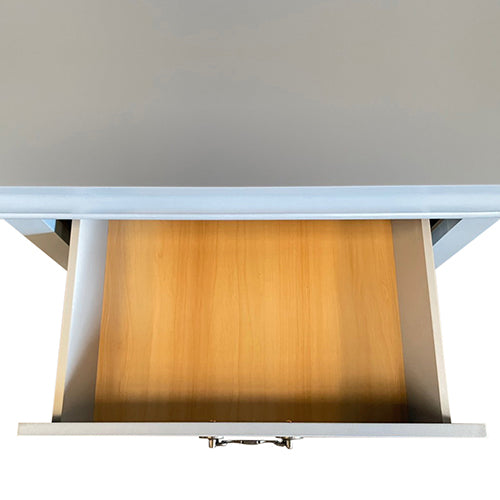 4 Pieces Bedroom Suite in Solid Wood & MDF King Size Grey Colour Bed Bedside Table & Tallboy Furniture > Bedroom > Beds