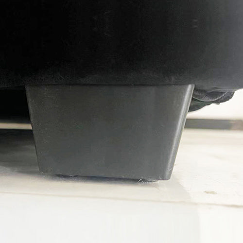 Roman Bed Frame Queen Size Black Velvet Fabric with Gas Lift plywood metal structure Furniture > Bedroom > Beds & Bed