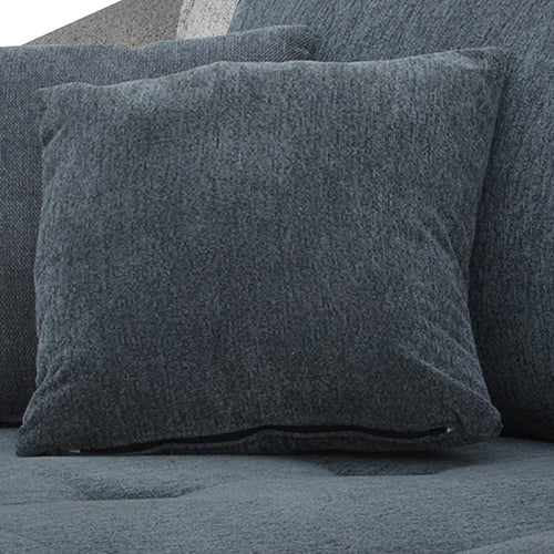 Corner Sofa Chaise Polyester Fabric Multilayer Two Pillows Individual Pocket Spring - Furniture > Sofas > Sofas & Sofa