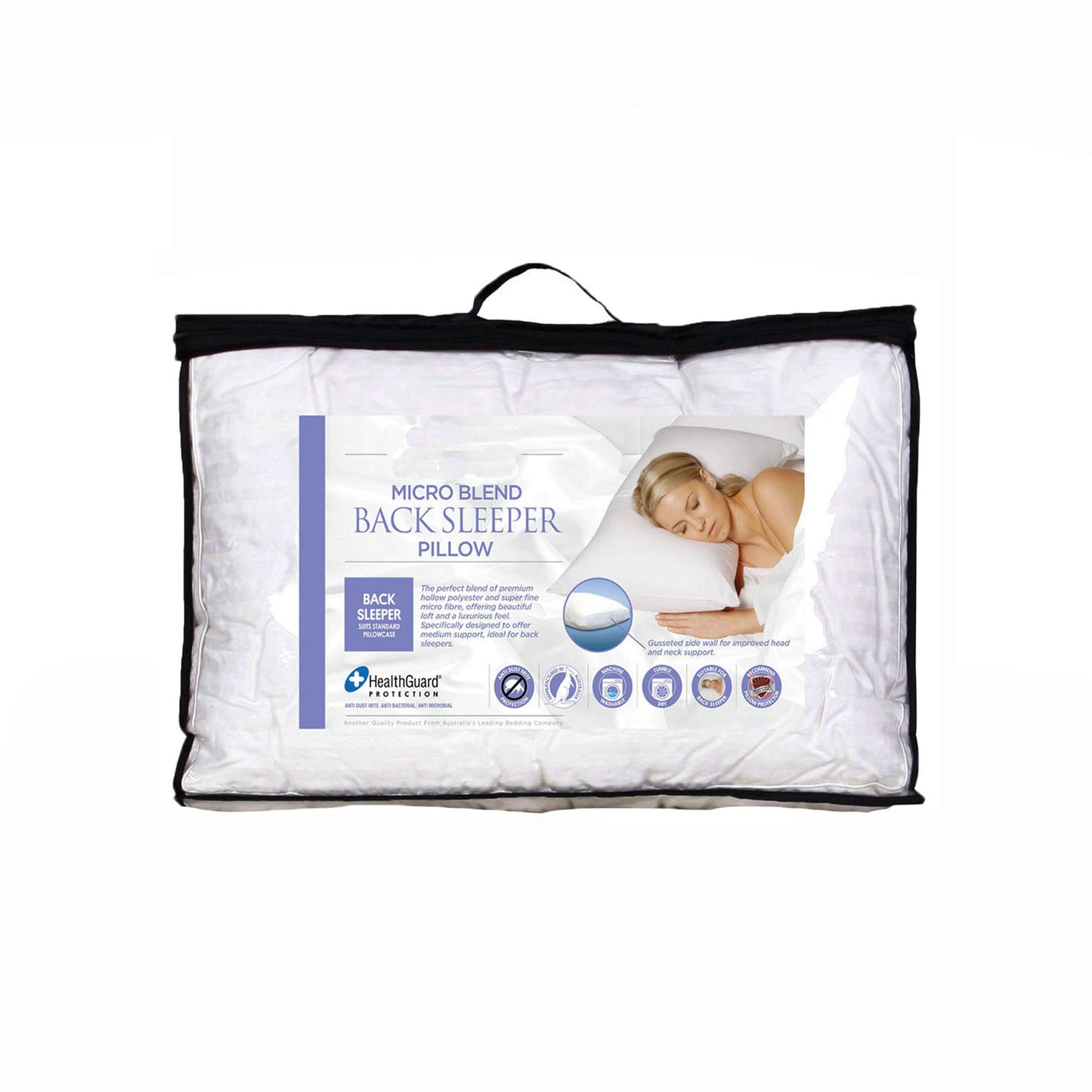 Easyrest Micro Blend Back Sleeper Pillow - Home & Garden > Bedding > Pillows
