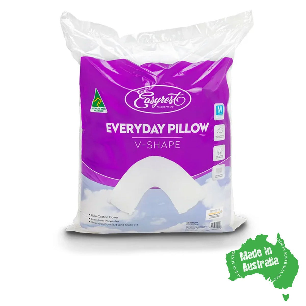 Easyrest Everyday V Boomerang Shaped Pillow - Home & Garden > Bedding > Pillows