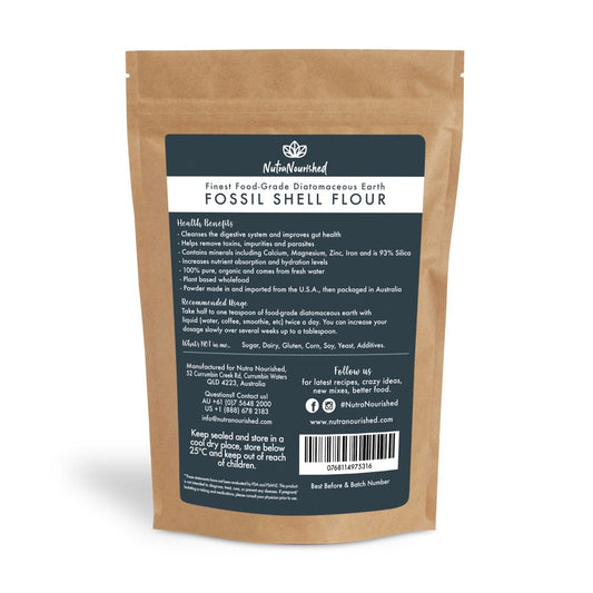 Fossil Shell Flour Powder Food Grade Diatomaceous Earth Health & Beauty > Nutrition & Supplements