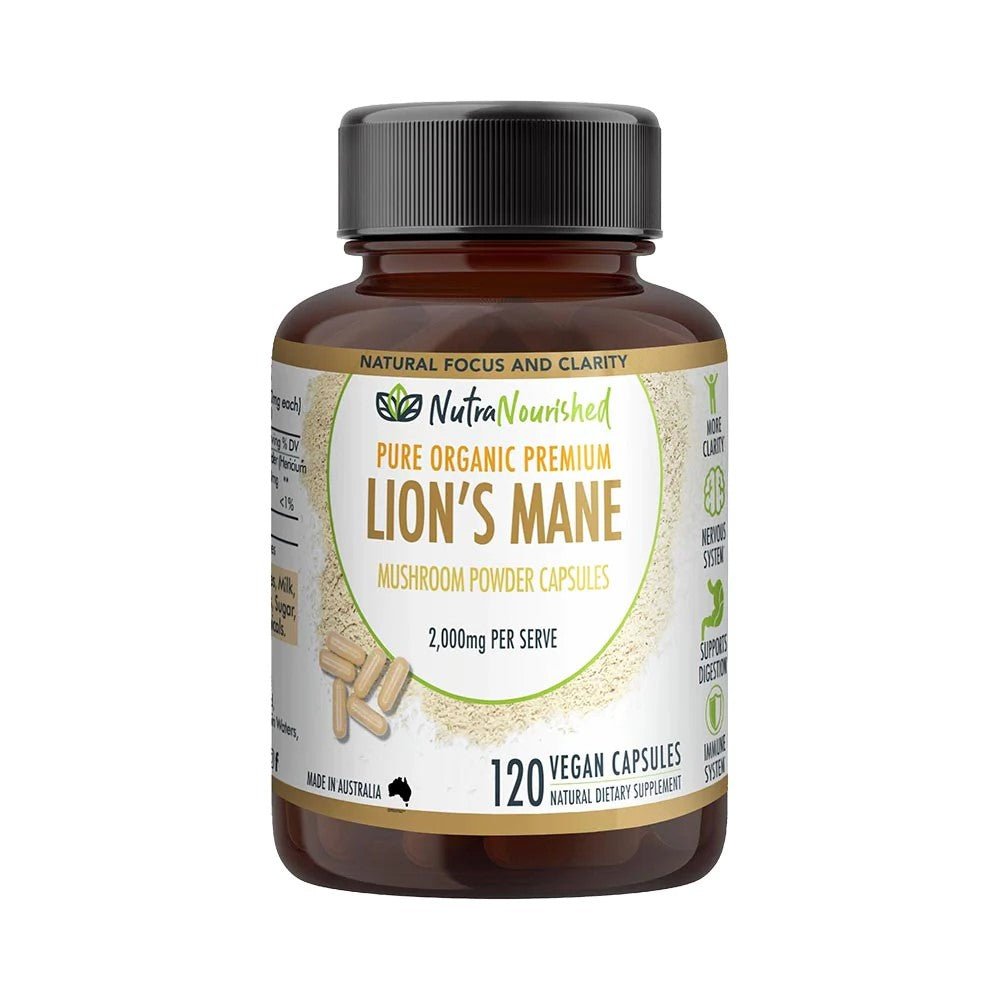 Lion’s Mane Mushroom Hericium erinaceus (2,000mg) 120 Vegan Capsules Health & Beauty > Nutrition & Supplements