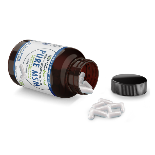 Pure MSM Capsules Methyl Sulfonyl Methane (660mg) 60 Vegan Capsules/1 Month Health & Beauty > Nutrition & Supplements
