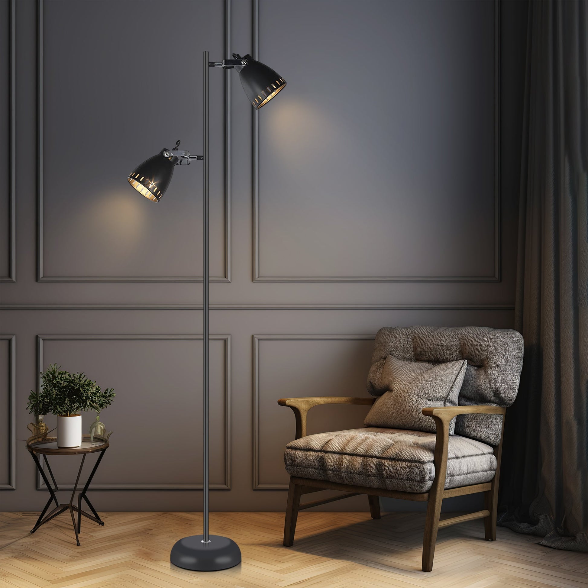 Audrey Floor Lamp Black Home & Garden > Lighting > Night Lights & Ambient Lighting