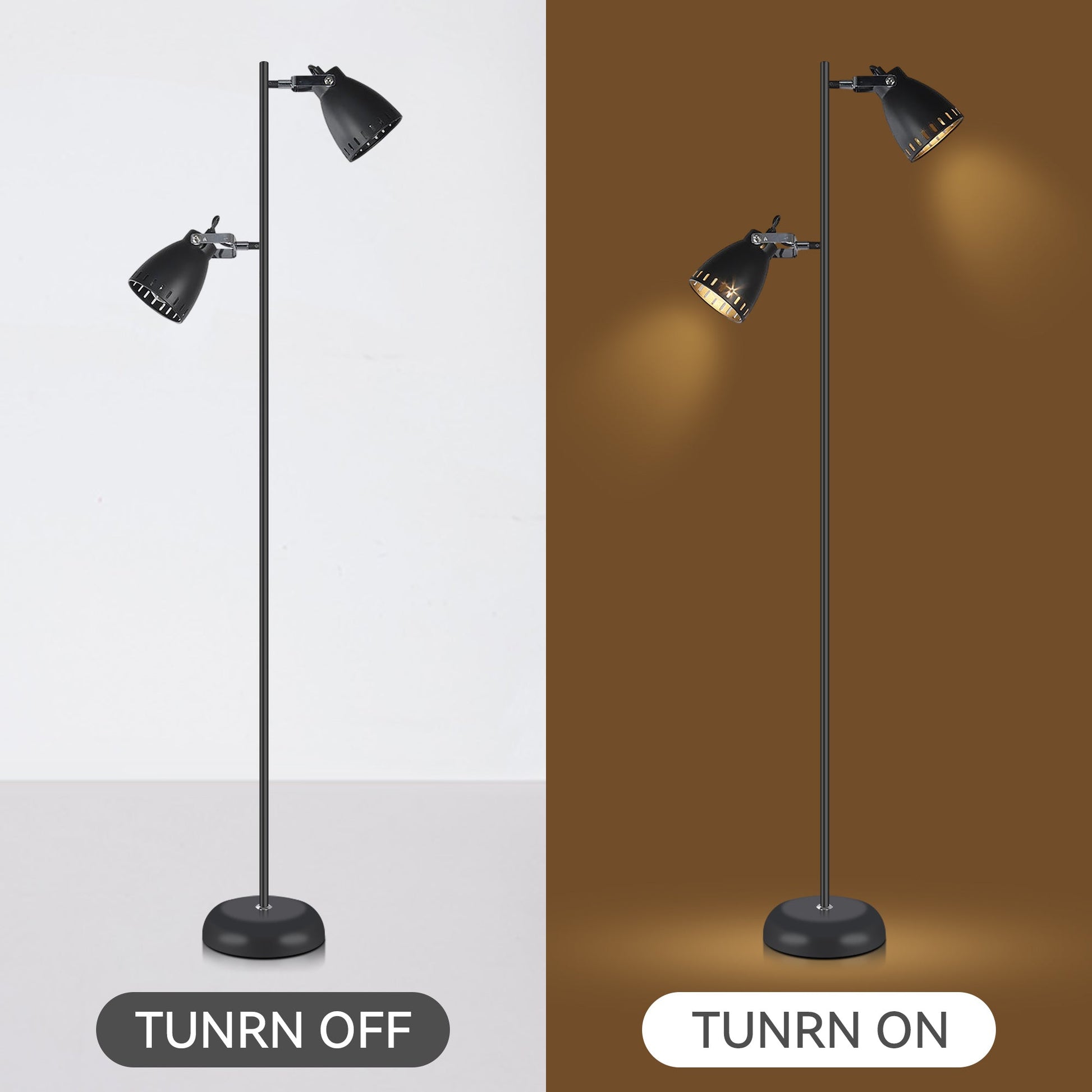 Audrey Floor Lamp Black Home & Garden > Lighting > Night Lights & Ambient Lighting