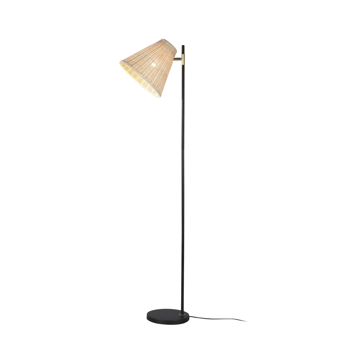Yvette Rattan Floor Lamp - Home & Garden > Lighting > Table Lamps