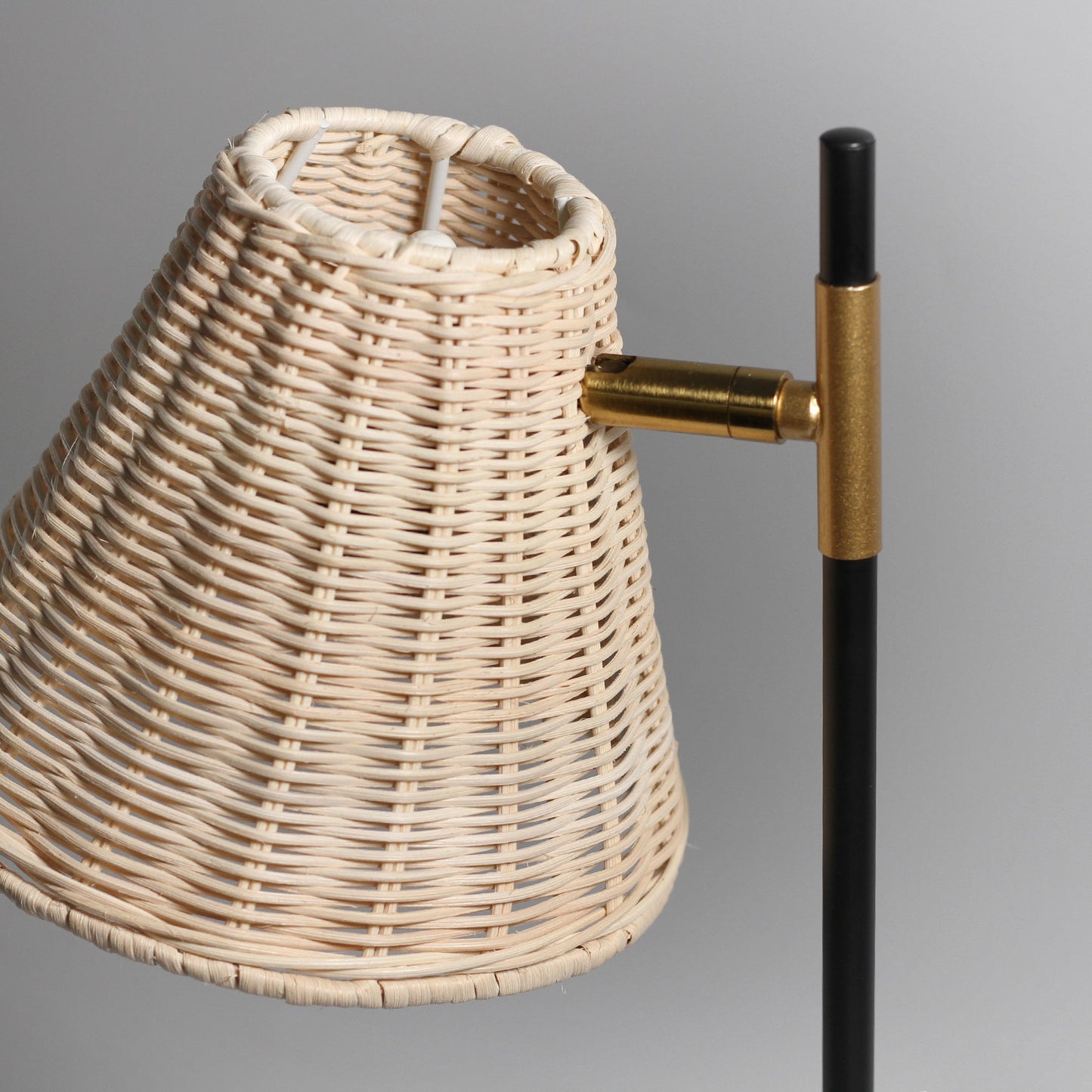 Yvette Rattan Floor Lamp - Home & Garden > Lighting > Table Lamps