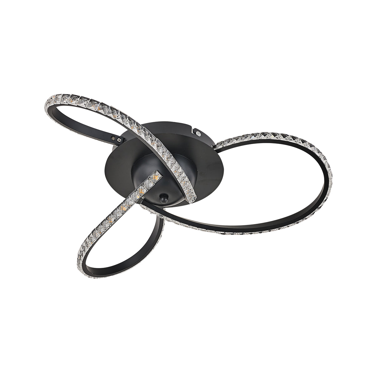 Irie Dimmable 3 Lights LED Ceiling Light - Black - Home & Garden > Lighting > Ceiling Lights