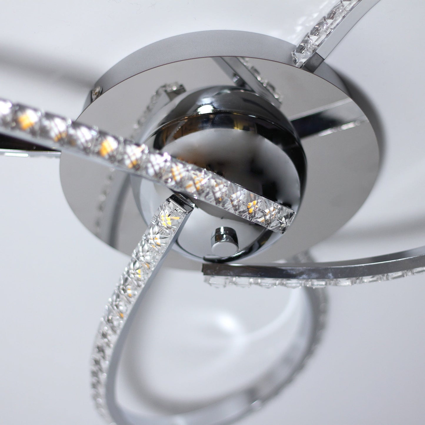 Irie Dimmable 3 Lights LED Ceiling Light - Chrome - Home & Garden > Lighting > Ceiling Lights