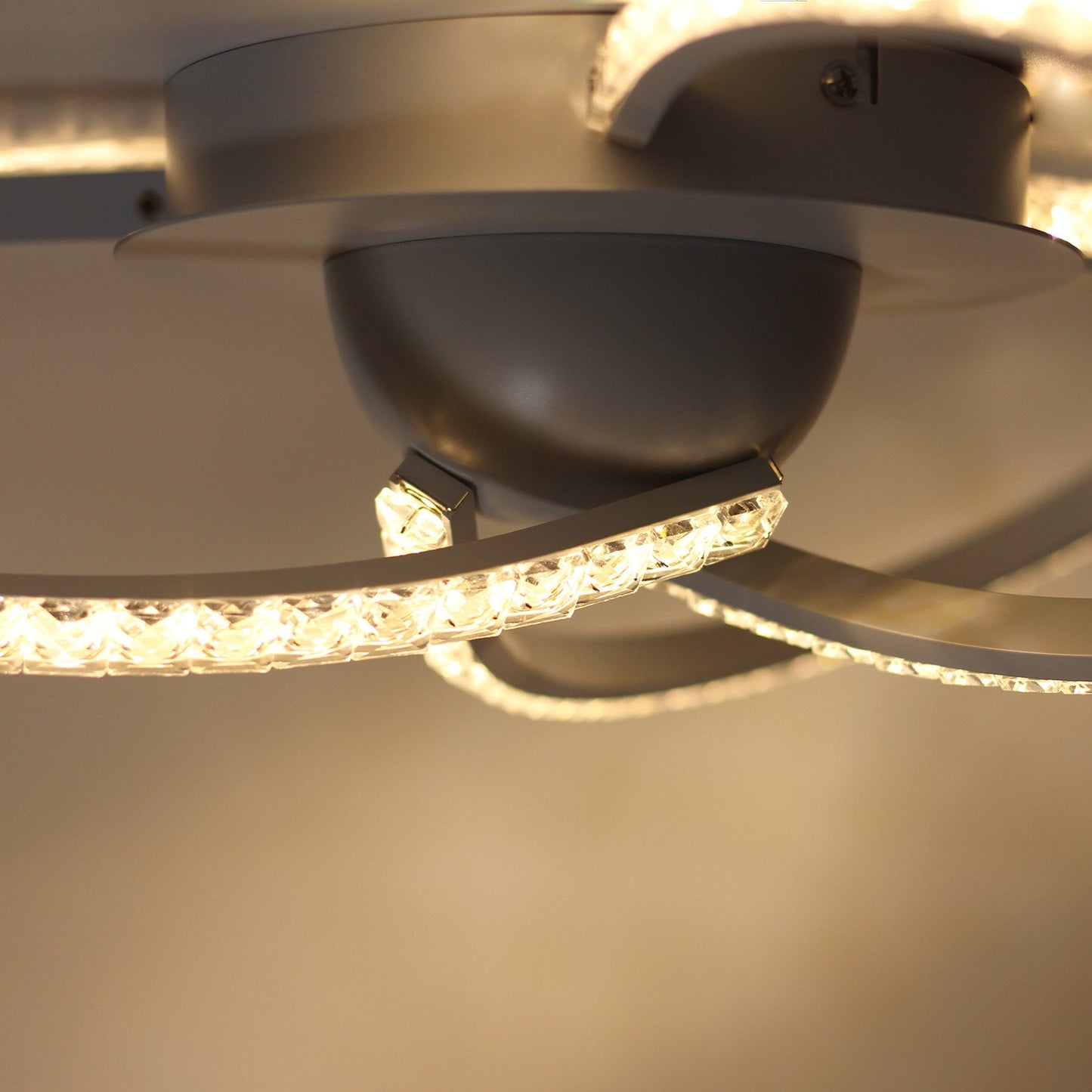 Irie Dimmable 3 Lights LED Ceiling Light - White - Home & Garden > Lighting > Ceiling Lights