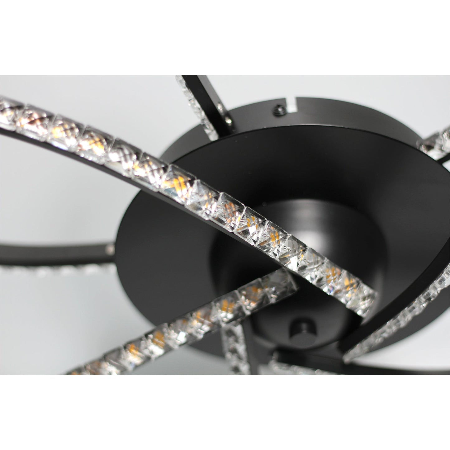 Irie Dimmable 5 Lights LED Ceiling Light - Black - Home & Garden > Lighting > Ceiling Lights