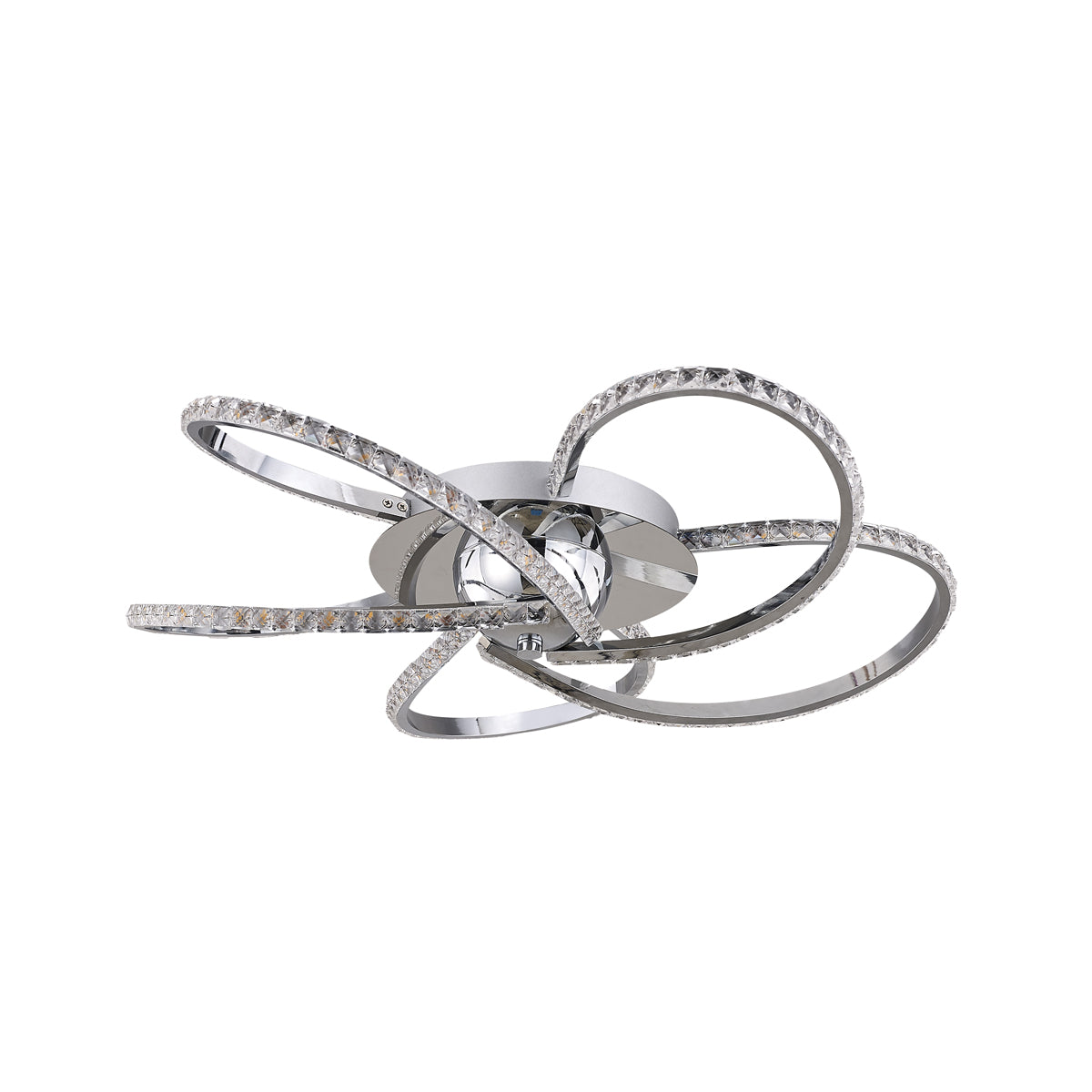 Irie Dimmable 5 Lights LED Ceiling Light - Chrome - Home & Garden > Lighting > Ceiling Lights