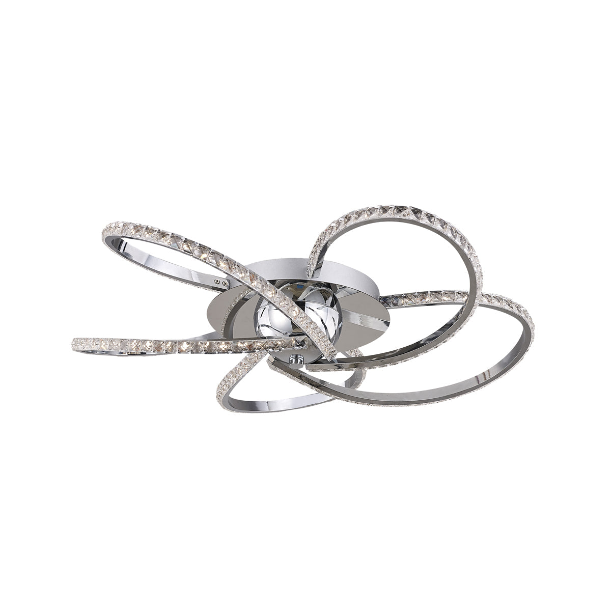 Irie Dimmable 5 Lights LED Ceiling Light - Chrome - Home & Garden > Lighting > Ceiling Lights