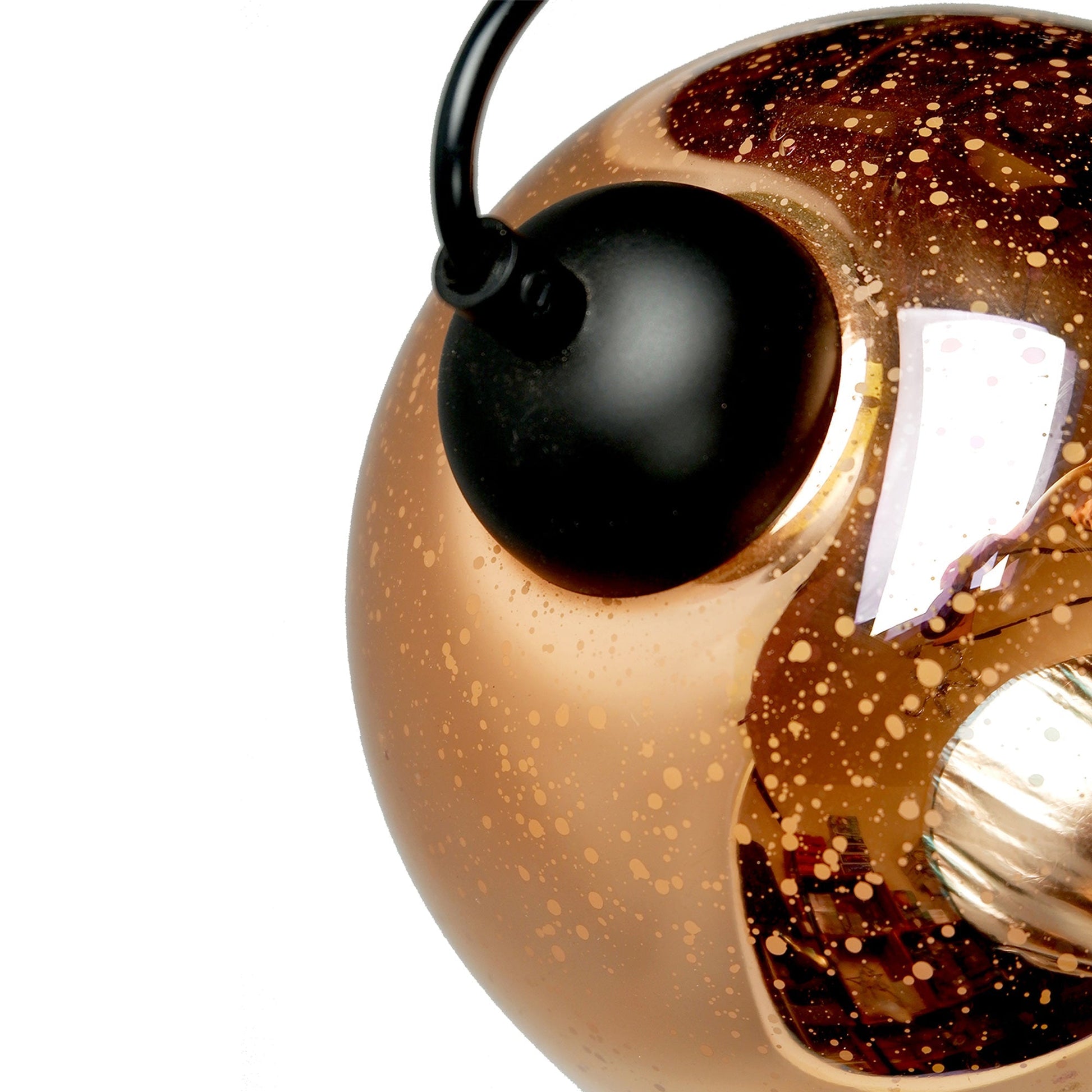 Moravian Glass Oval Pendant Light Chrome Home & Garden > Lighting > Night Lights & Ambient Lighting