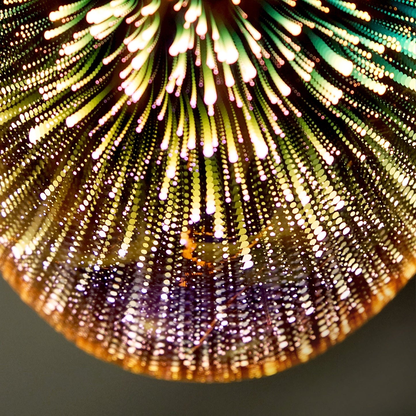 Moravian Glass Oval Pendant Light - Chrome - Home & Garden > Lighting > Night Lights & Ambient Lighting