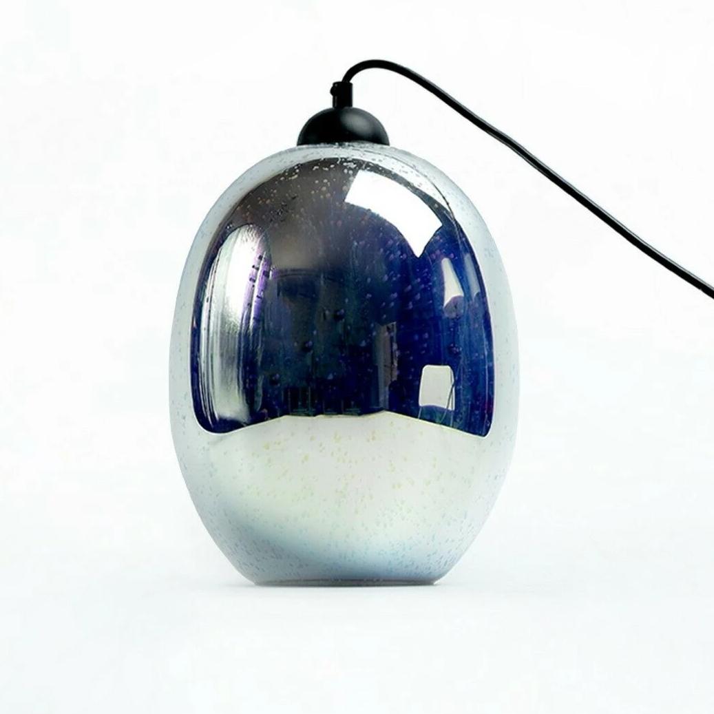 Moravian Glass Oval Pendant Light - Copper - Home & Garden > Lighting > Night Lights & Ambient Lighting