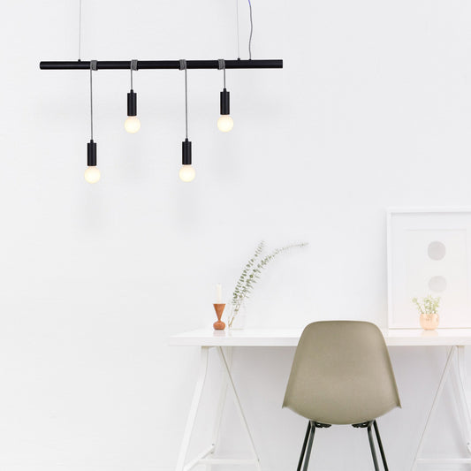 Bikkel 4 Lights Pendant Light Black Home & Garden > Lighting > Night Lights & Ambient Lighting