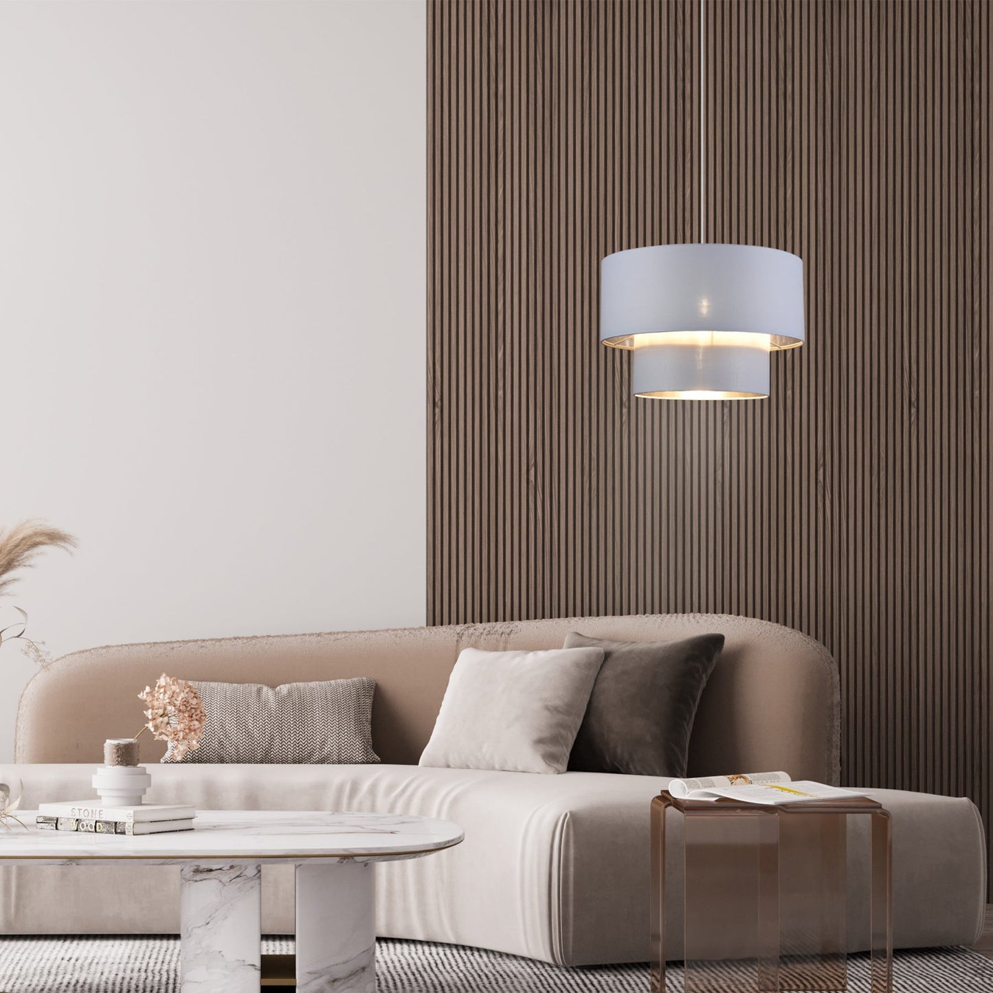 Rabiya Pendant Light - White - Home & Garden > Lighting > Night Lights & Ambient Lighting