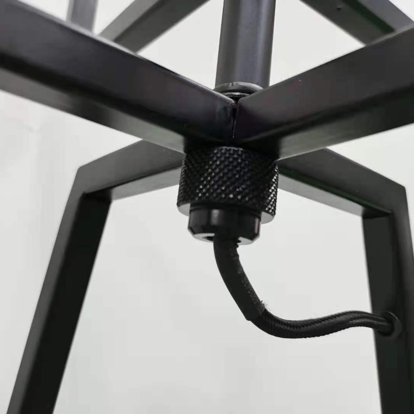 Modern Dimmable Floor Lamp + Table Desk Lamp w/ Linen Shade Scandi - Matte Black - Home & Garden > Lighting > Table