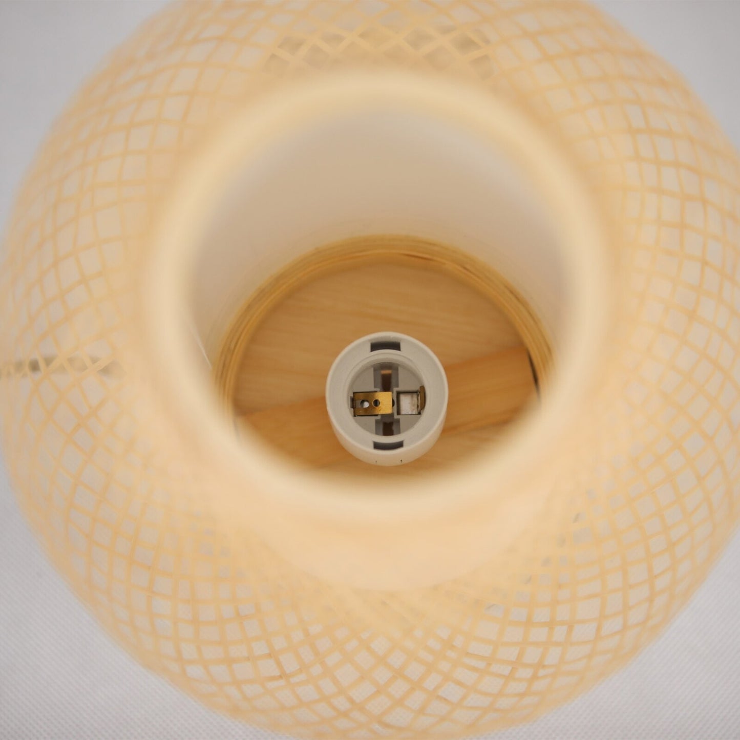 Natural Woven Bamboo Oval Table Lamp Light Shade Boho Tropical Coastal - Home & Garden > Lighting > Table Lamps