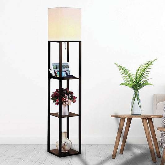 Shelf Floor Lamp Shade Diffused Light Source with Open Box Shelves Home & Garden > Lighting > Floor Lamps