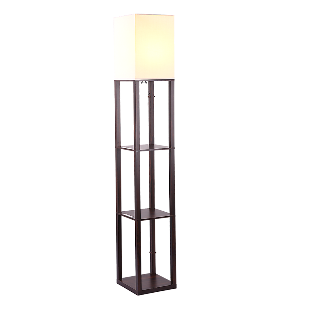 Shelf Floor Lamp Shade Diffused Light Source with Open Box Shelves Home & Garden > Lighting > Floor Lamps