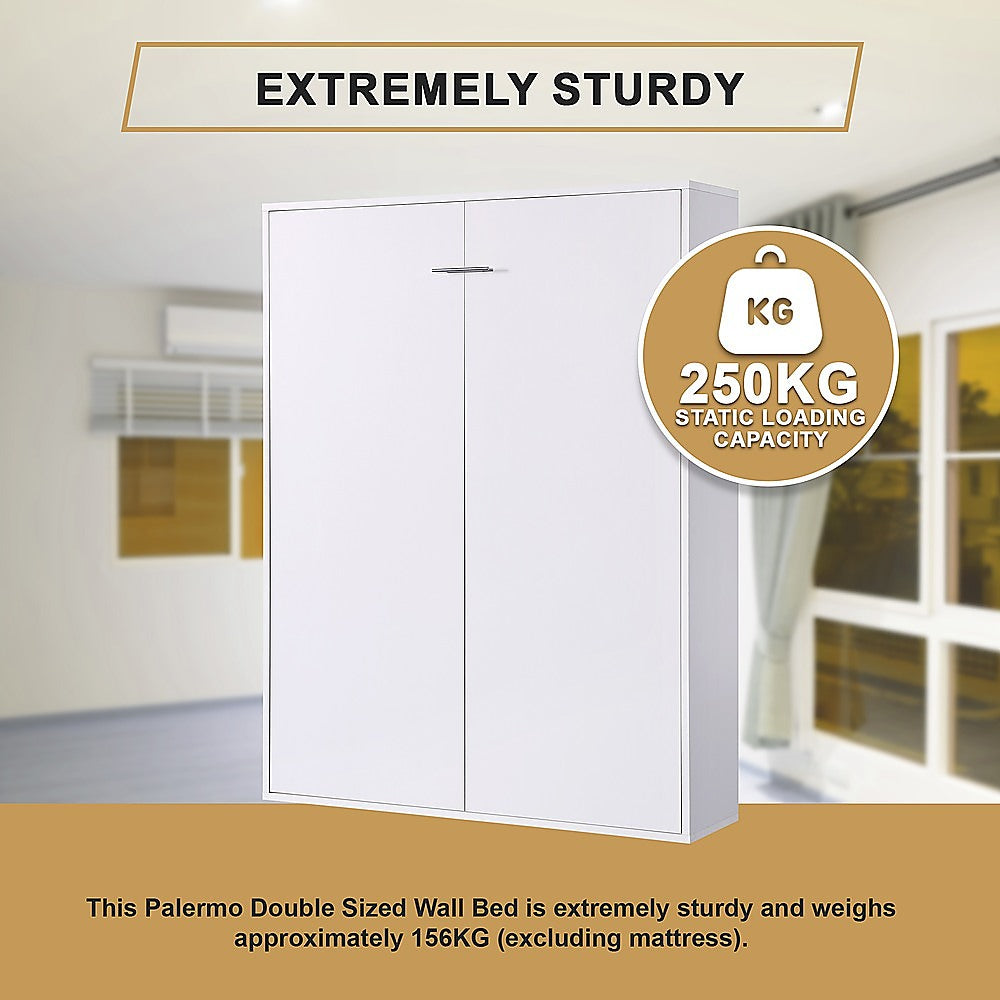 Palermo Double Size Wall Bed Diamond Edition Furniture > Bedroom > Beds & Bed Frames