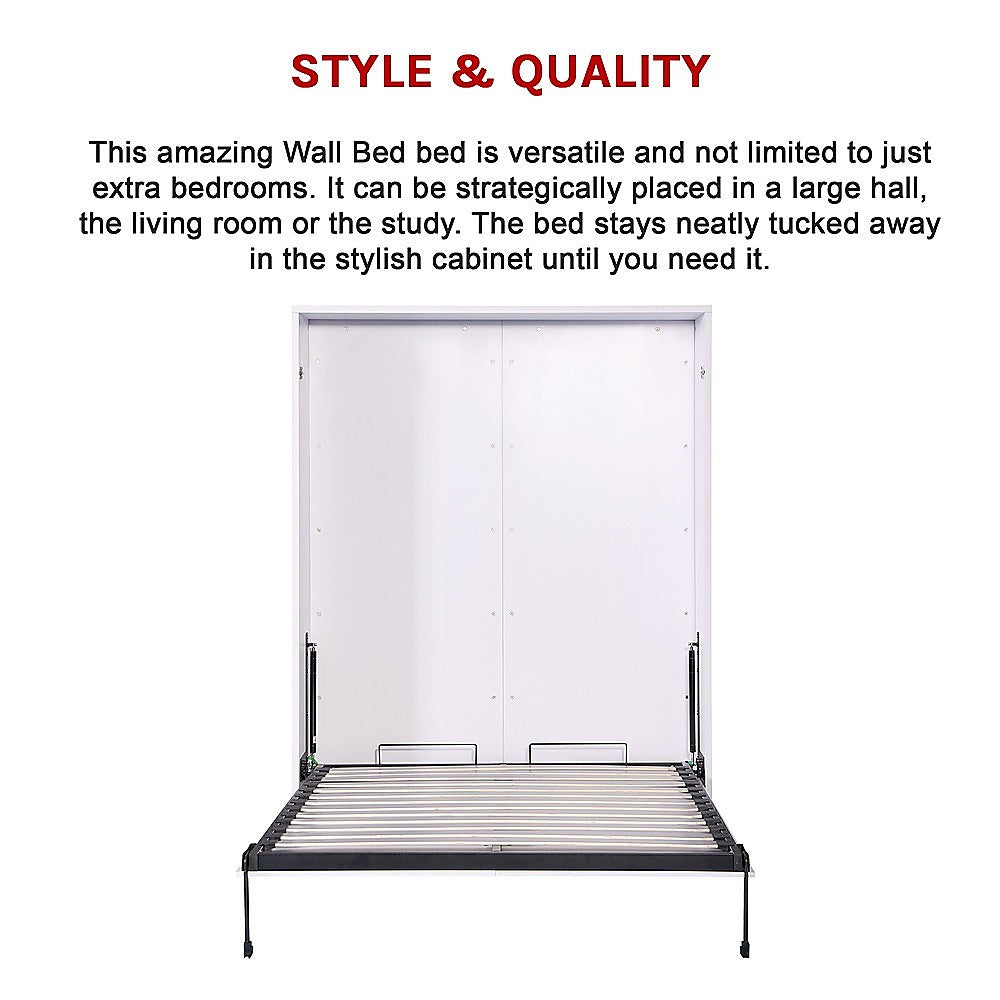 Palermo Double Size Wall Bed Diamond Edition Furniture > Bedroom > Beds & Bed Frames