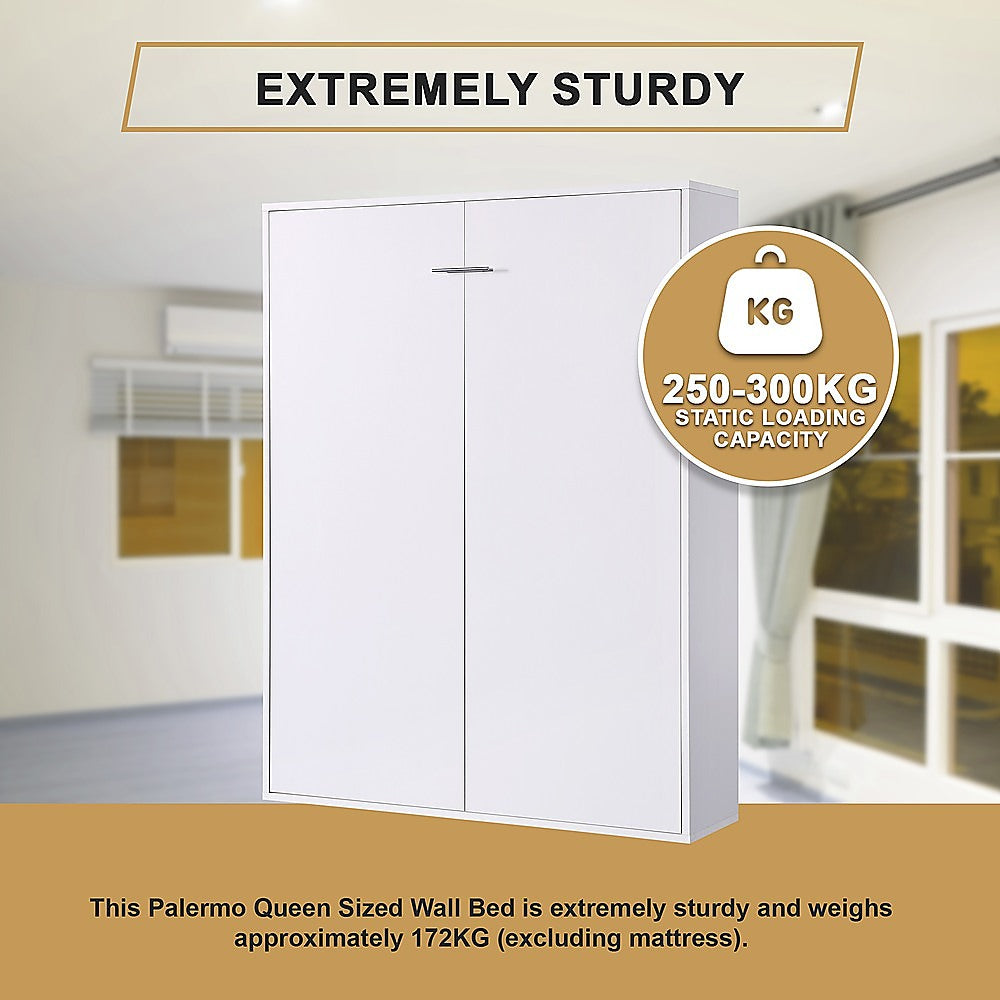 Palermo Queen Size Wall Bed Diamond Edition Furniture > Bedroom > Beds & Bed Frames