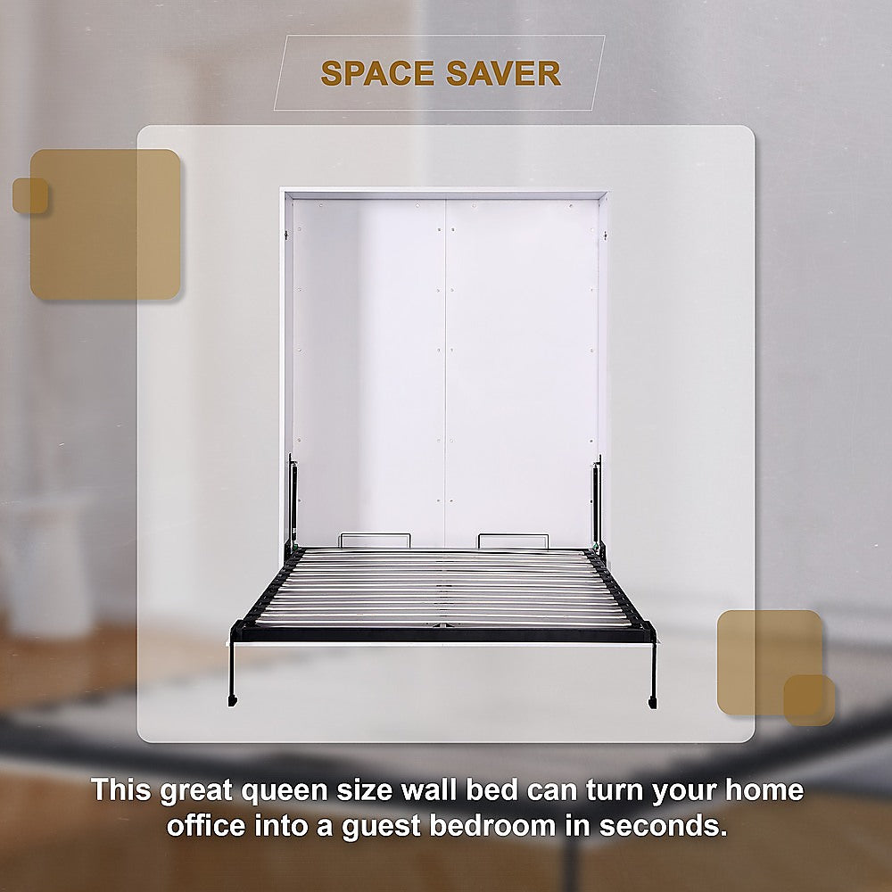 Palermo Queen Size Wall Bed Diamond Edition Furniture > Bedroom > Beds & Bed Frames