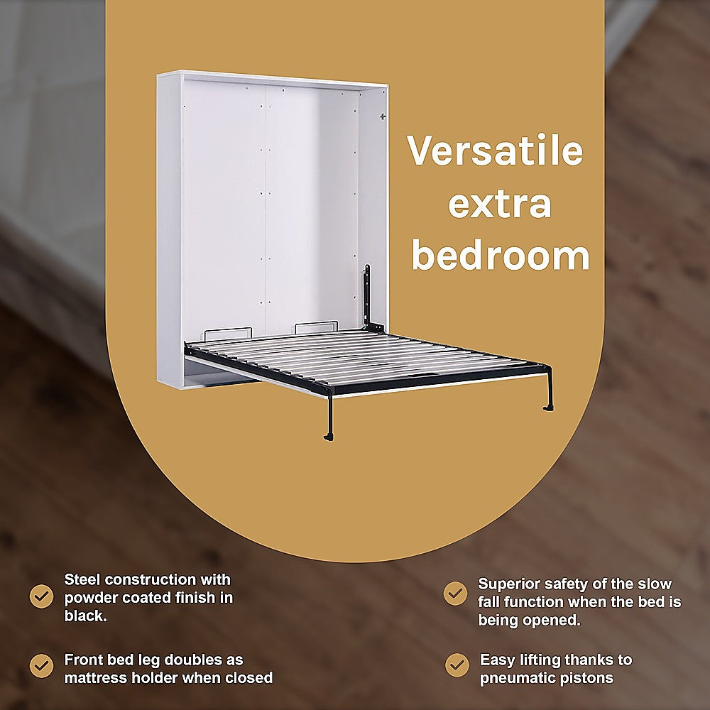 Palermo Queen Size Wall Bed Diamond Edition Furniture > Bedroom > Beds & Bed Frames