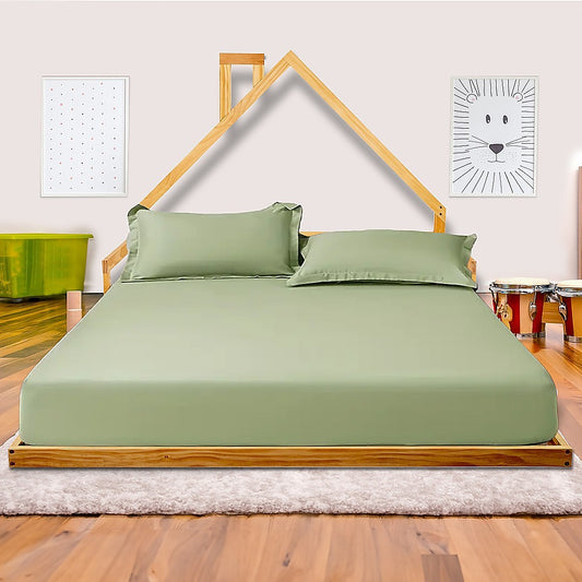 Pine Wood Floor Bed House Frame for Kids and Toddlers Furniture > Bedroom > Beds & Bed Frames