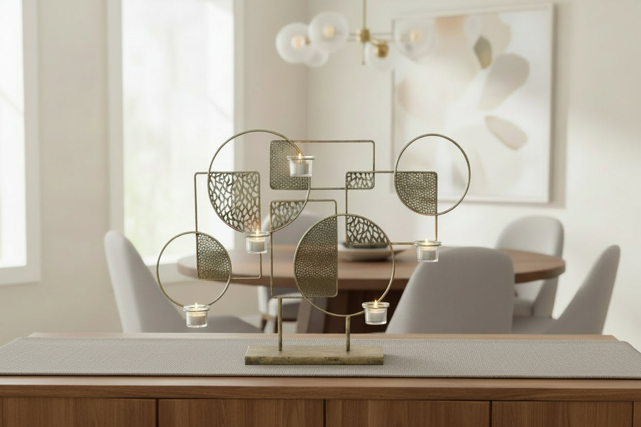 Abstract Hives Statement Candle holder 72cm - Health & Beauty > Health & Wellbeing > Wellness Accessories