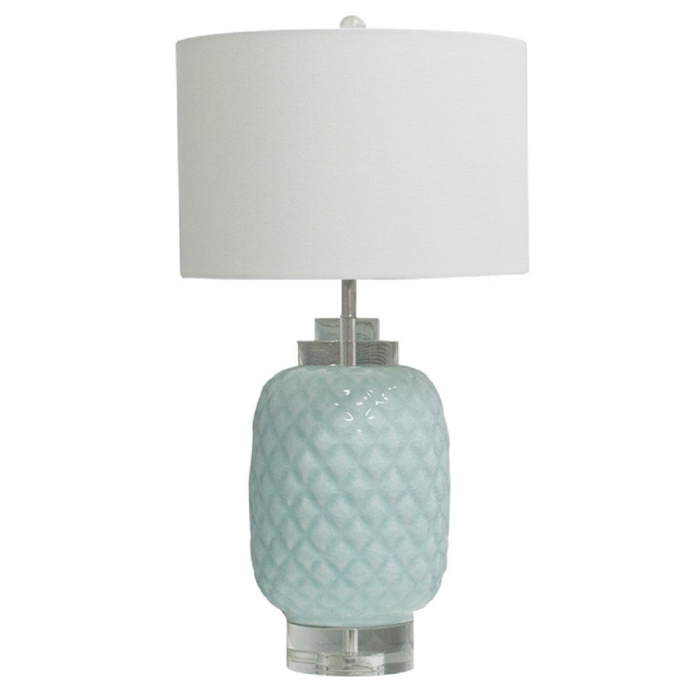 Island Ceramic Table Lamp Turquoise 71cm - Home & Garden > Lighting > Table Lamps