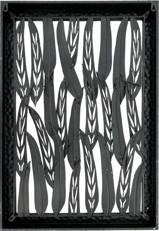 Xlarge Leaves Metal Wall Art 102x152cm