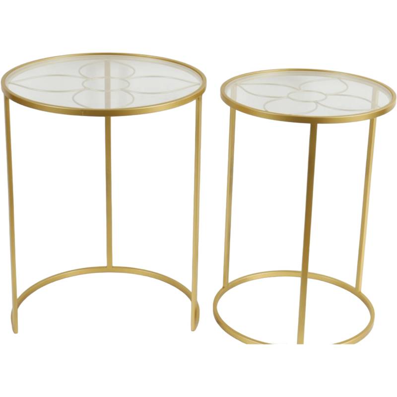 Set 2 Elm Side Table 46x61cm - Audio & Video > Musical Instrument & Accessories > Audio Accessories