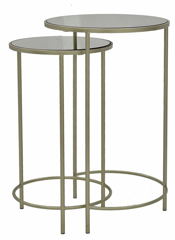 Set 2 Sally Glass Side Table 65cm - Audio & Video > Musical Instrument & Accessories > Audio Accessories